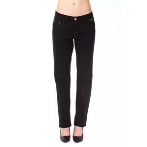 Ungaro Fever Black Cotton Women's Women's Pants